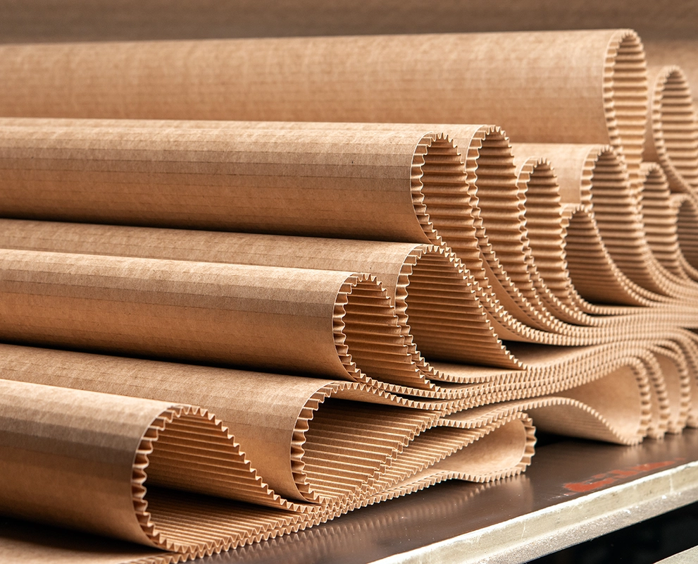 corrugated cardboard packaging for wine